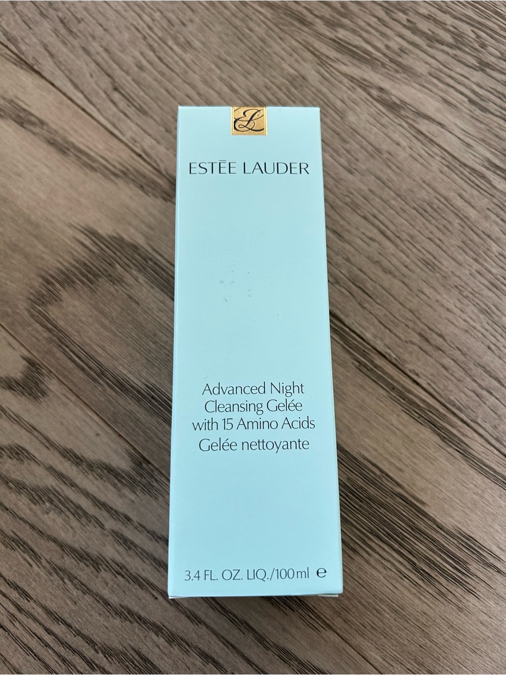 Estee Lauder Advanced Night Cleansing Gelée - Aqua Blue & Gold Accent